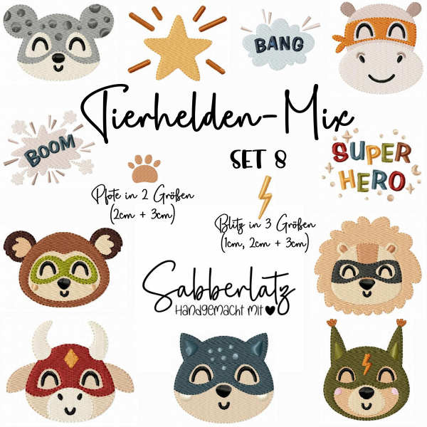 Tierhelden-Mix Set 8